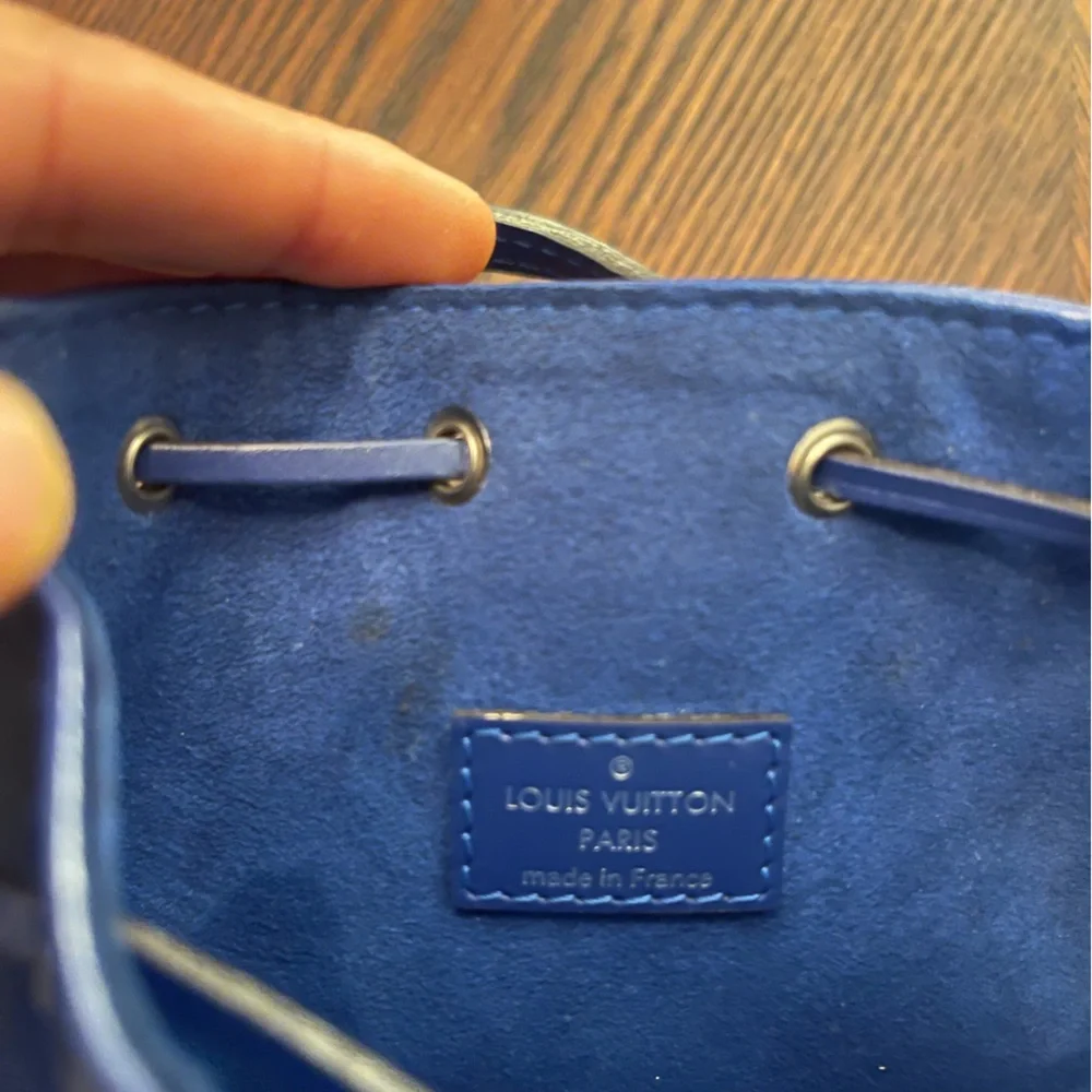 Louis Vuitton Noe Handbag Epi Leather Nano Blue AR1146 - Picture 5 of 10